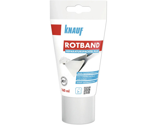 Knauf Rotband Reparaturspachtel Plus 160 ml Knauf Rotband Reparaturspachtel Plus Tube 160 ml