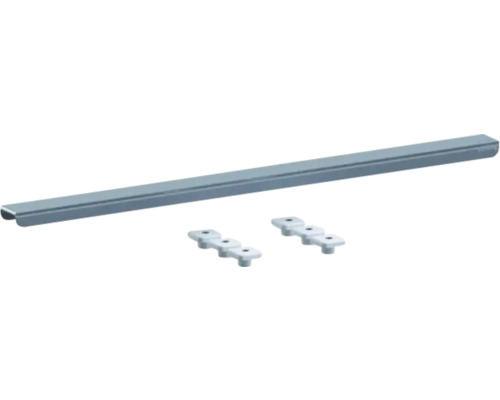 SWISSPOR Duschrinnenrost Linea Design 900 x 40 mm edelstahl gebürstet Vorwandelement-Befestigung mit zwei Befestigungssets