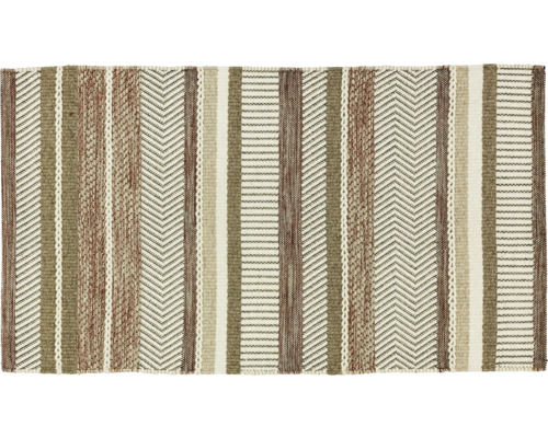 Teppich Merlot Streifen braun/rot 90x160 cm