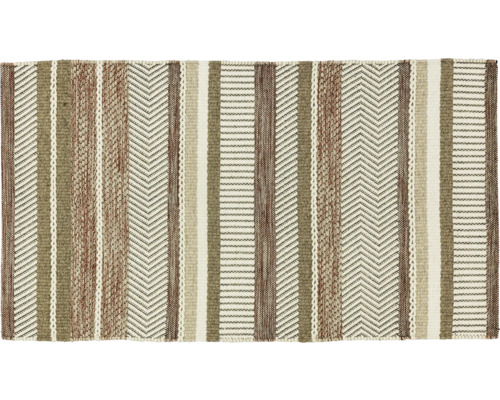 Teppich Merlot Streifen braun/rot 140x200 cm