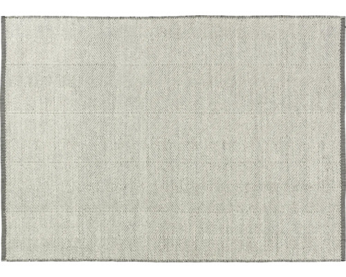 Teppich Merlot Fischgrät weiss/anthrazit 170x240 cm