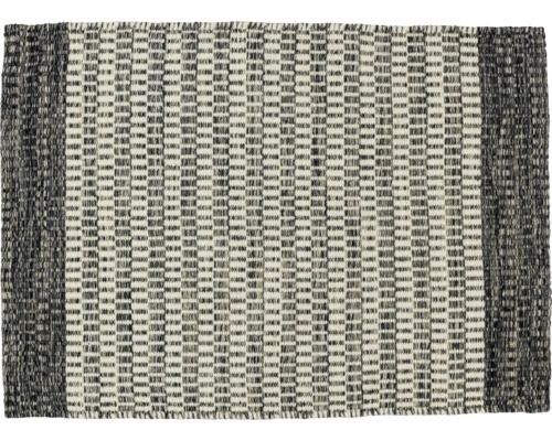 Teppich Merlot Streifen grau/anthrazit 90x160 cm
