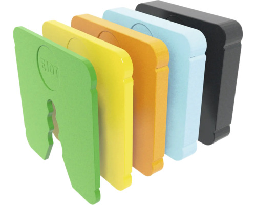 Baumit Ausgleichstück Hart-PVC für WDVS 8 mm Pack = 100 St Mehrfarbige Fugenkreuze in einer Reihe
