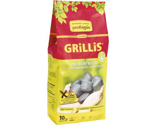 Grillbriketts ProFagus Grillis Premium Buche 10 kg