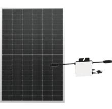 Balkonkraftwerk – Photovoltaik Modul Silver 400W mit integriertem Wechselrichter-thumb-2