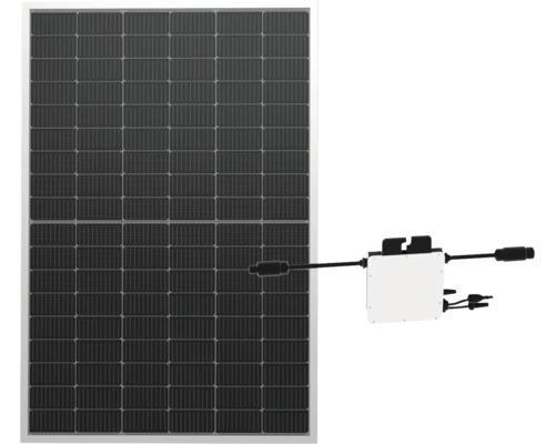 Solarpanel mit Mikrowechselrichter für die Energieerzeugung