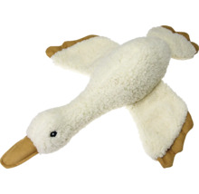 Plüschtier in Form einer Gans mit Flügeln
