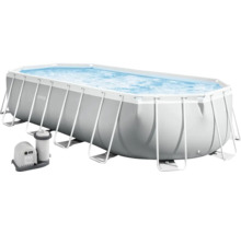 Rechteckiger Aufstellpool mit Filterpumpe