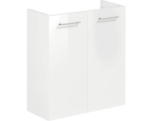 Waschtischunterschrank form&style FELINA BxHxT 52 x 60 cm x 24,3 cm Frontfarbe weiß hochglanz 82271