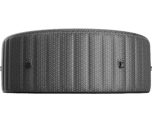 Aufblasbarer runder Whirlpool mit geflochtener Struktur