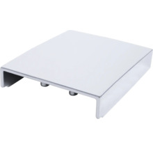 Quadratische Toilettenpapierablage aus Metall