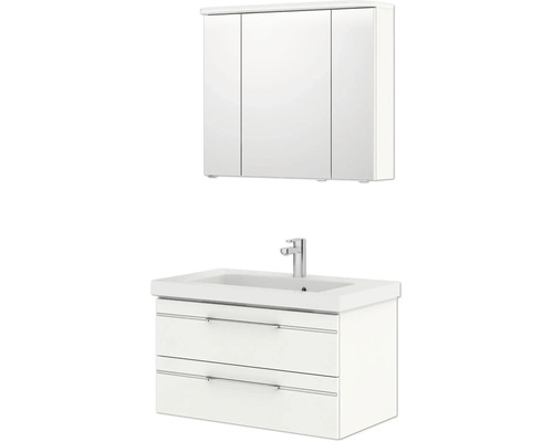 Badezimmer Waschtisch mit Unterschrank und Spiegelschrank für das Badezimmer