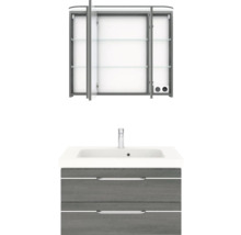 Badezimmer Waschtisch mit Waschbecken und Spiegelschrank
