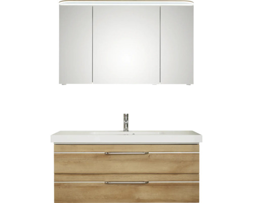 Waschtischkombination mit Spiegelschrank für das Badezimmer