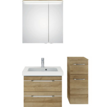 Badezimmer-Set mit Spiegelschrank, Waschtischunterschrank und Unterschrank