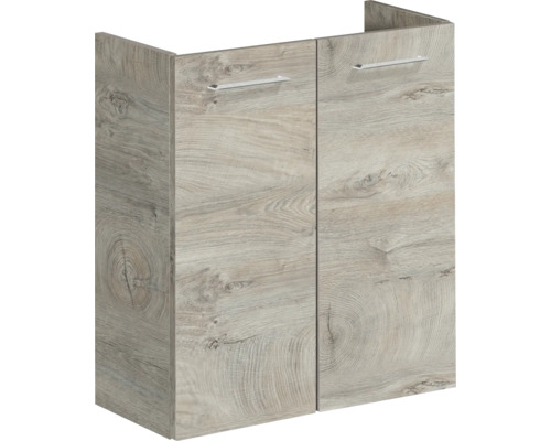 Waschtischunterschrank form&style FELINA BxHxT 52 x 60 cm x 24,3 cm Frontfarbe eiche hell holzdekor 82274