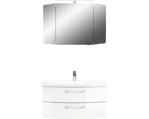 Badezimmer Waschtischkombination mit Spiegelschrank