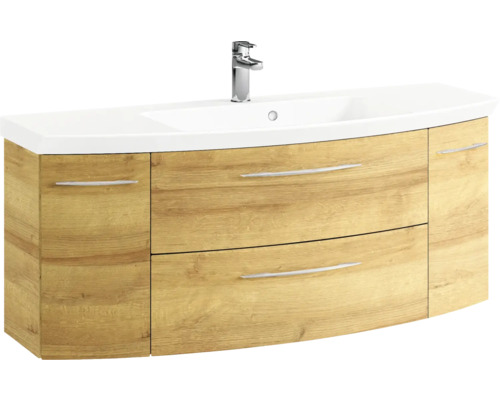 Waschtischunterschrank mit Waschbecken und Armatur