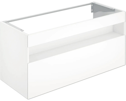 Waschtischunterschrank KEUCO Stageline mit LED-Beleuchtung BxHxT 120 x 62,5 cm x 49 cm Frontfarbe weiß glanz 32882300100