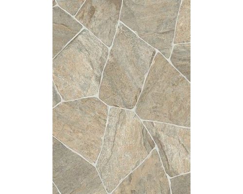 PVC-Boden Rubblestone Bruchstein natur FB532 300 cm breit (Meterware)