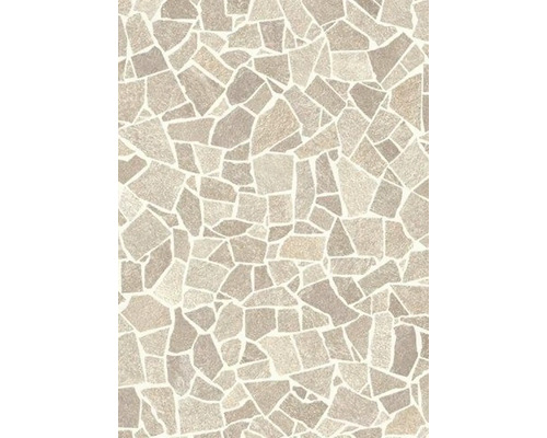 PVC-Boden Rubblestone Mosaik natur FB532 200 cm breit (Meterware)