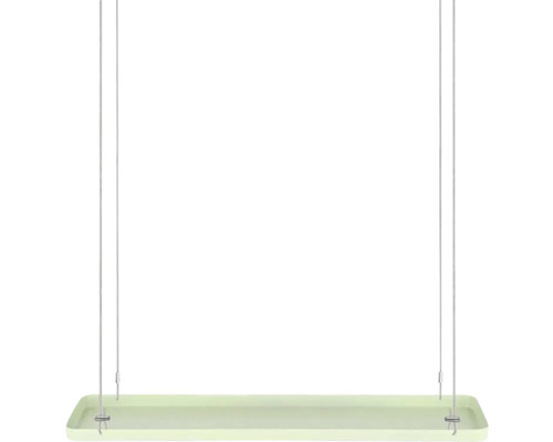 Tablethänger Esschert’s Garden L 58 x 15 x 2 cm Metall Kunststoff rechteckig grün Hängelampe mit rechteckigem Lampenschirm und Seilaufhängung