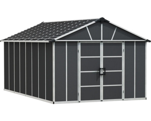 Gartenhaus CANOPIA by Palram Yukon 307 x 505 cm grau Gartenhaus CANOPIA by Palram Yukon 307 x 505 cm grau