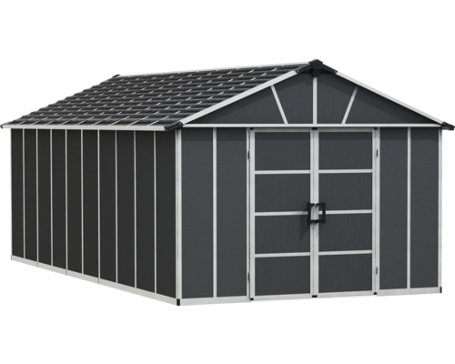Gartenhaus CANOPIA by Palram Yukon 307 x 629 cm grau Gartenhaus CANOPIA by Palram Yukon 307 x 629 cm grau