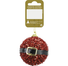 Weihnachtskugel mit Gürtel als Christbaumschmuck