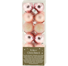 Echte Glasschmuck Christbaumkugeln im Set