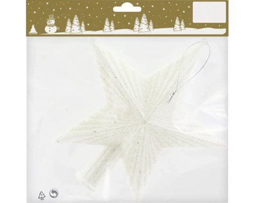 Weihnachtsbaumspitze Stern aus Kunststoff