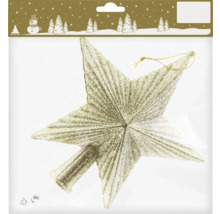 Weihnachtsbaumspitze in Sternform in Verpackung