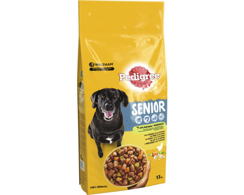Hundefutter trocken Pedigree Complete Senior 8+ mit Huhn, Reis und Gemüse, 13 kg Hundefutter trocken Pedigree Complete Senior 8+ mit Huhn, Reis und Gemüse, 13 kg