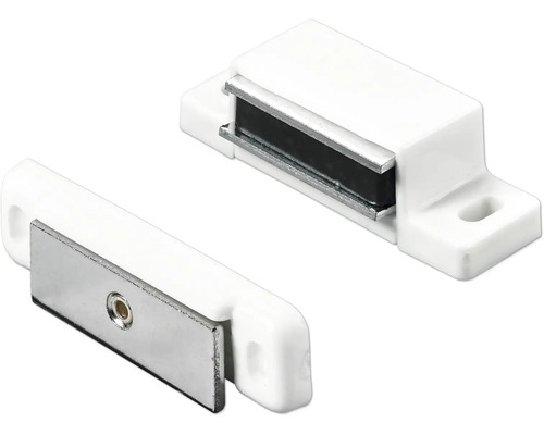 Zwei weiße Magnetschnäpper