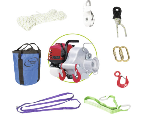 Spillwinde Seilwinde Portable Winch mit Zubehörkit PCW3000-A Spillwinde Seilwinde Portable Winch mit Zubehörkit PCW3000-A