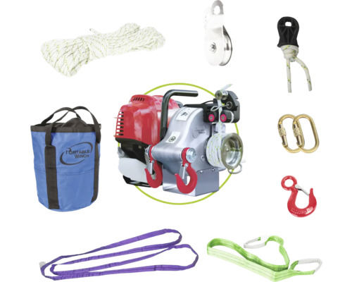 Spillwinde Seilwinde Portable Winch mit Zubehörkits PCW4000-A Spillwinde Seilwinde Portable Winch mit Zubehörkits PCW4000-A