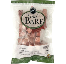 Rohfuttermittel Hundefrostfutter BARF Graf BARF Lunge Lamm 1,0 kg tiefgefroren