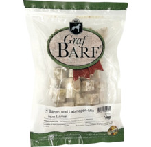 Rohfuttermittel Hundefrostfutter BARF Graf BARF Blätter- & Labmagen Lamm 1,0 kg tiefgefroren