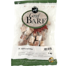 Rohfuttermittel Hundefrostfutter BARF Graf BARF Hähnchenleber 1,0 kg tiefgefroren