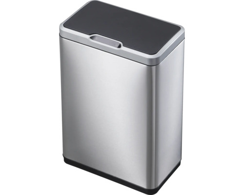 EKO Mülleimer mit Sensor Mirage Anzahl Fächer 2 20 Liter 20 Liter edelstahl matt Edelstahl Abfalleimer mit Deckel