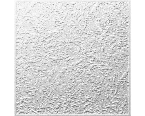 Deckenplatte EPS Luxemburg 50 x 50 x 0,6 cm 2 m² im Pack Quadratische Reliefplatte mit unregelmäßiger Oberflächenstruktur
