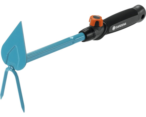 Gardena Unkrauthacke mit zwei Zinken und einem Unkrautstecher