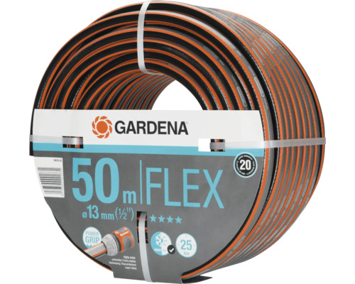 Gardena Flex Gartenschlauch, 50 Meter lang, 13 Millimeter Durchmesser