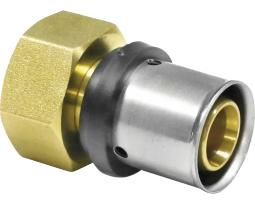 Pressfitting mit Messingverschraubung