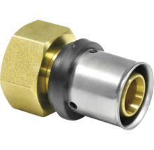 Rohrverbinder aus Messing und Edelstahl