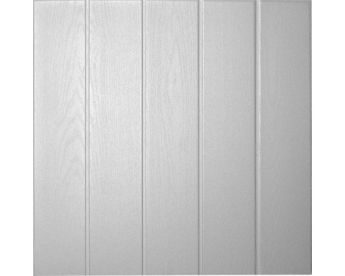 Deckenplatte Athen weiss 50 x 50 x 0,3 cm 2 m² im Pack Holzpaneel mit Nut- und Federverbindung