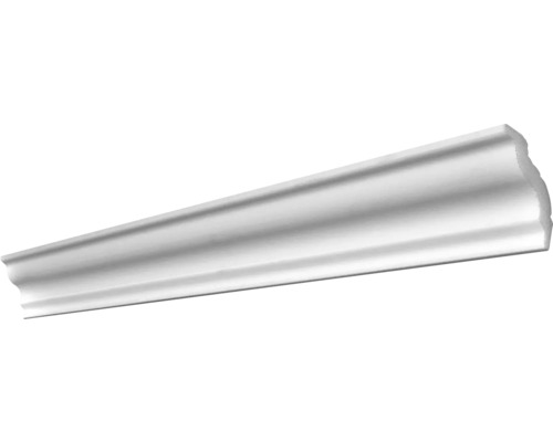 Wandleiste XPS Ricarda selbstklebend 2 St. 1,5 m, 40 x 45 mm Stuckleiste aus Polystyrol