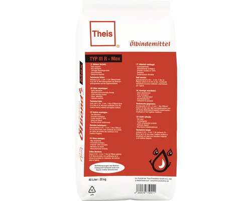 Theis Ölbindemittel Typ III R Max im 40 Liter Sack