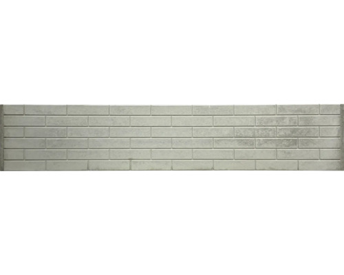 Betonzaunplatte Standard Stein glatt 200 x 38,5 x 3,5 cm grau