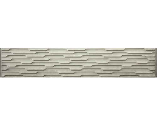 Betonzaunplatte Standard Murano 200 x 38,5 x 3,5 cm grau
